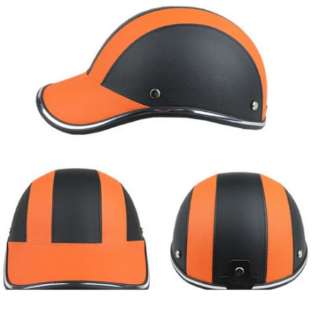 CAPACETE LEVE LARANJA/PRETO