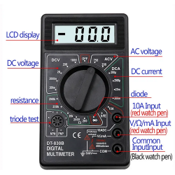 MULTIMETRO DIGITAL DT830